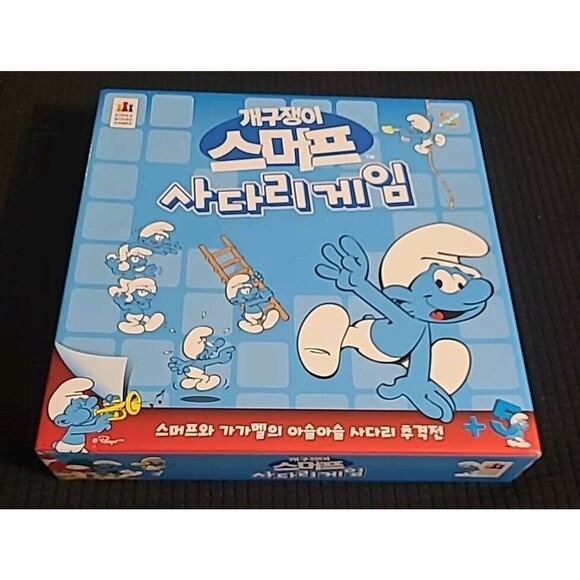 Korea Board Games Sneaky Smurf Ladder Game Korean - Picture 1 of 7